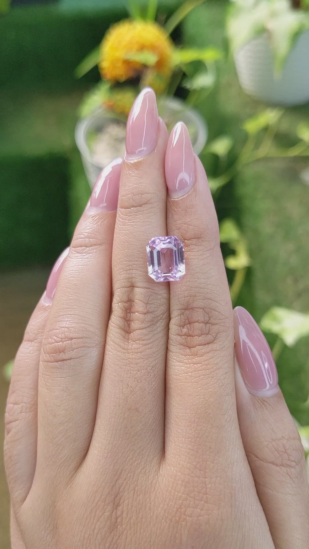 5.24 Ct. Kunzite from Brazil Size Video