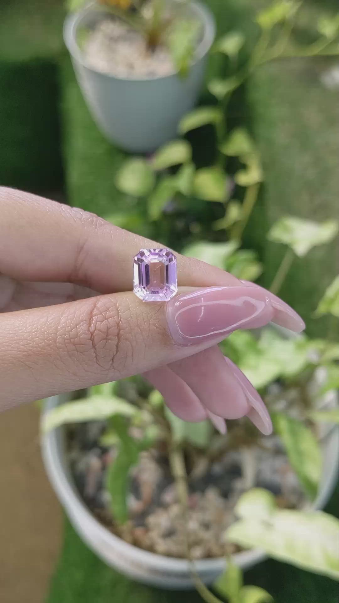 5.24 Ct. Kunzite from Brazil Size Video