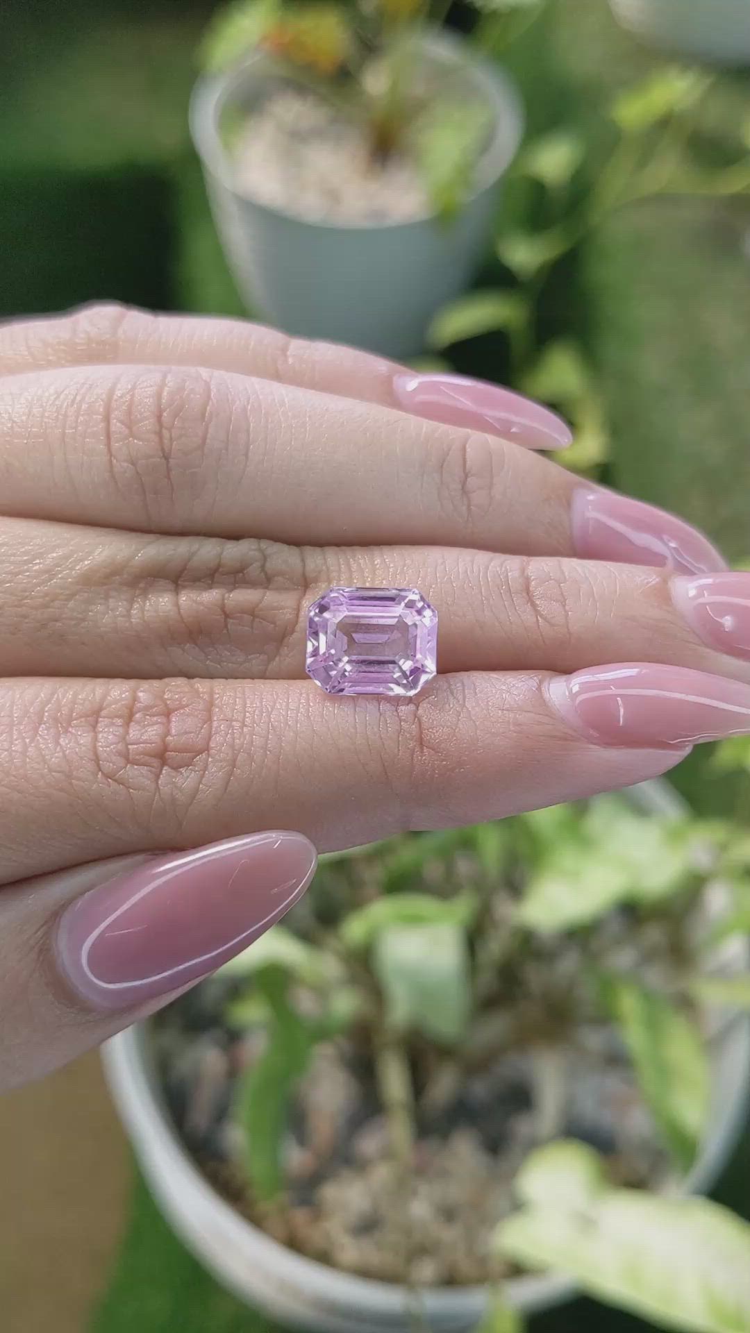 5.24 Ct. Kunzite from Brazil Size Video
