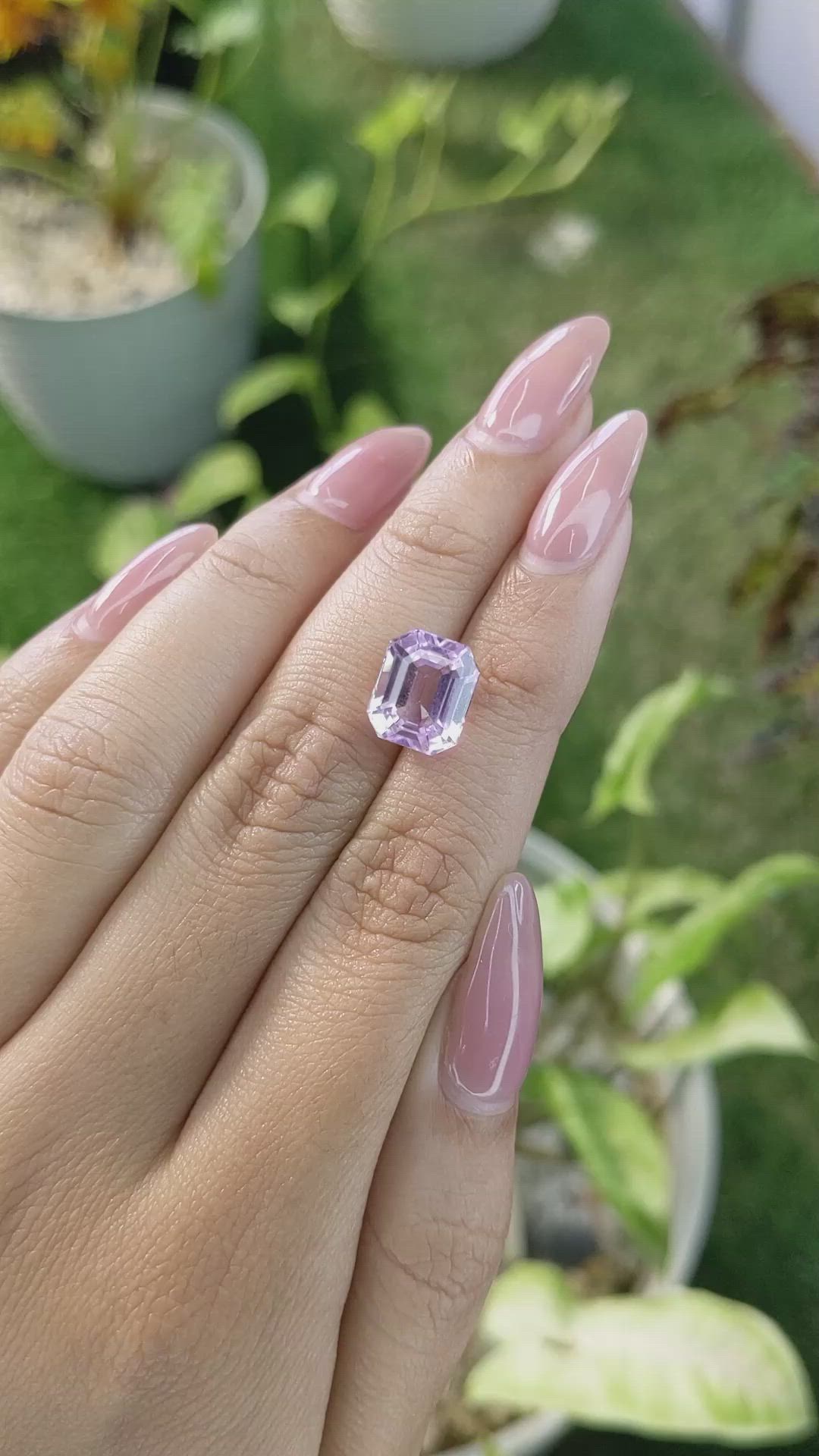 5.24 Ct. Kunzite from Brazil Size Video