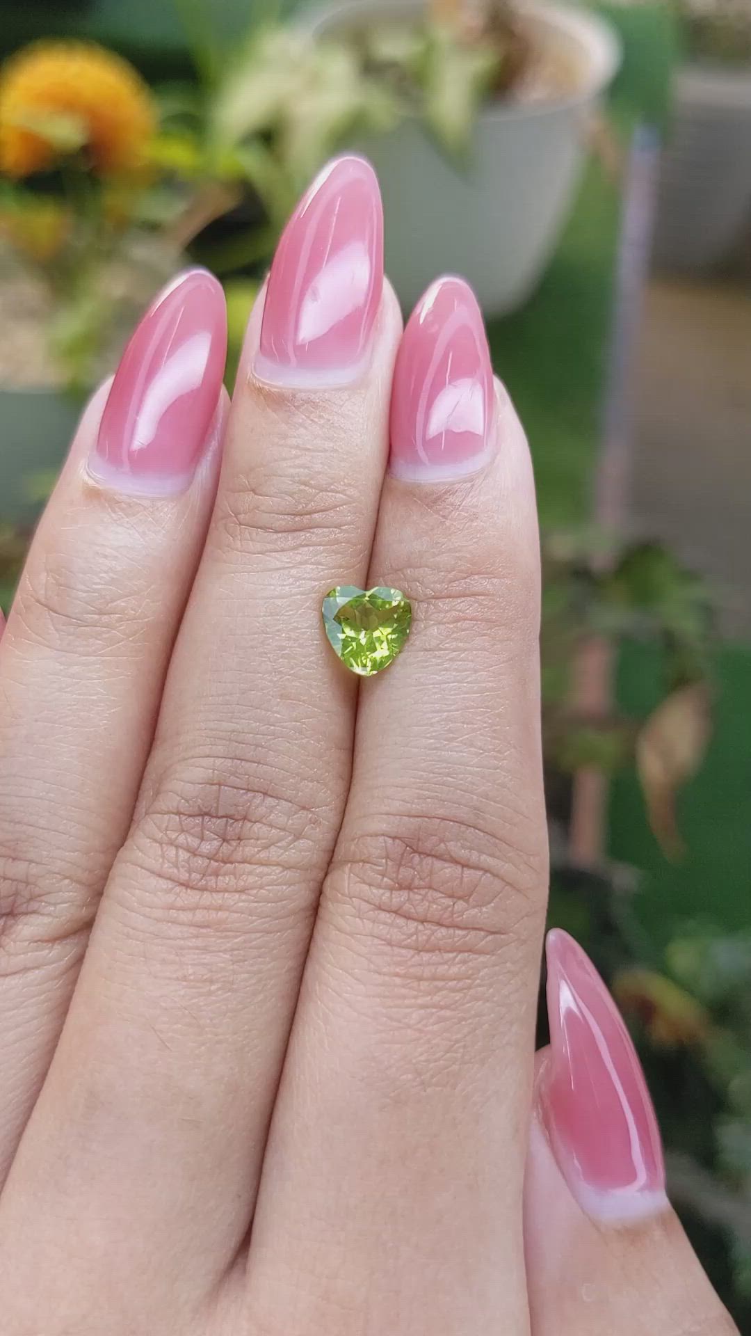1.29 Ct. Peridot from Pakistan Size Video