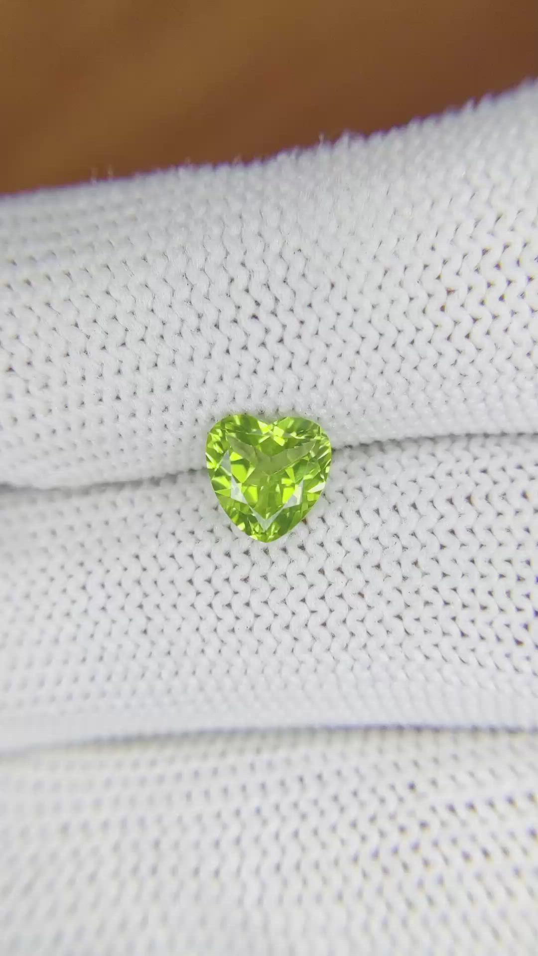 1.29 Ct. Peridot from Pakistan Size Video