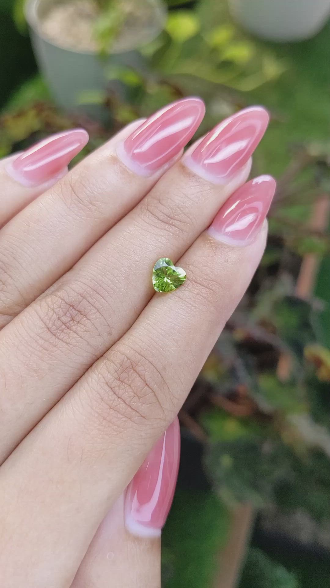 1.08 Ct. Peridot from Pakistan Size Video