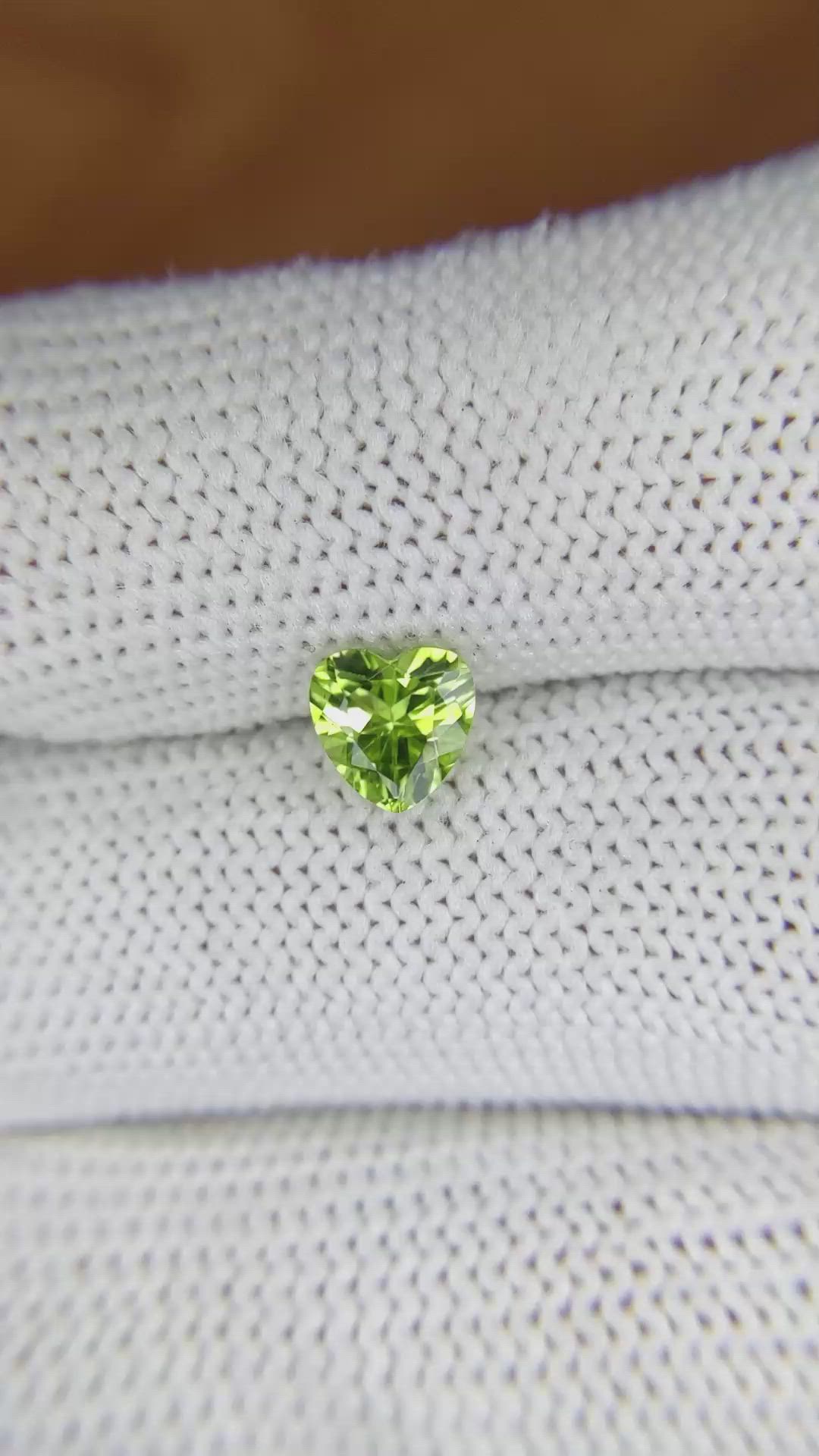 1.08 Ct. Peridot from Pakistan Size Video
