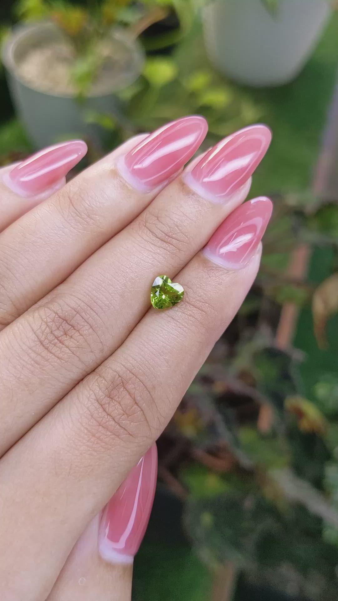 1.03 Ct. Peridot from Pakistan Size Video