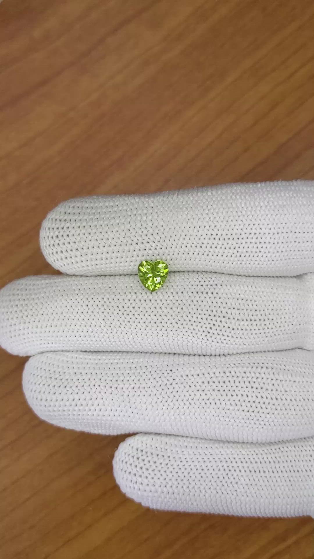 1.03 Ct. Peridot from Pakistan Size Video