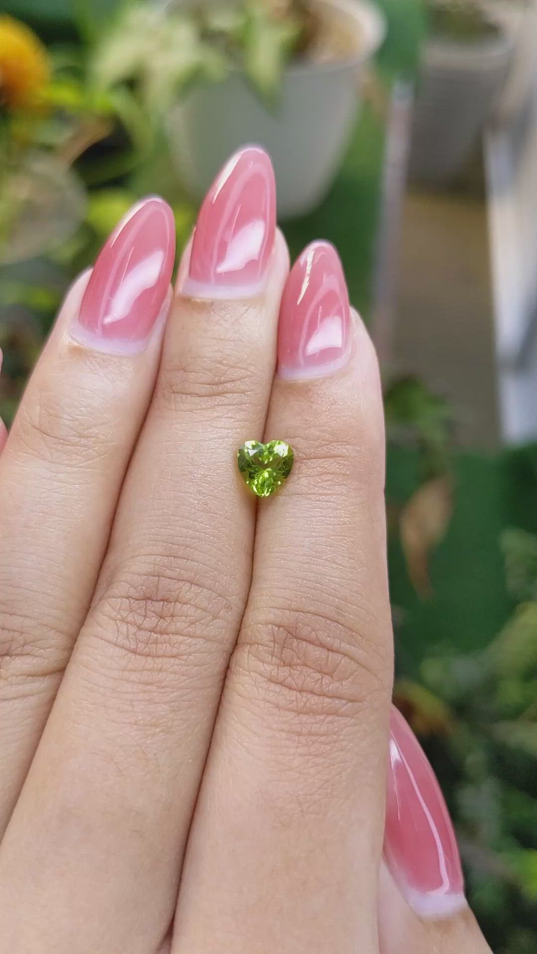 1.03 Ct. Peridot from Pakistan Size Video