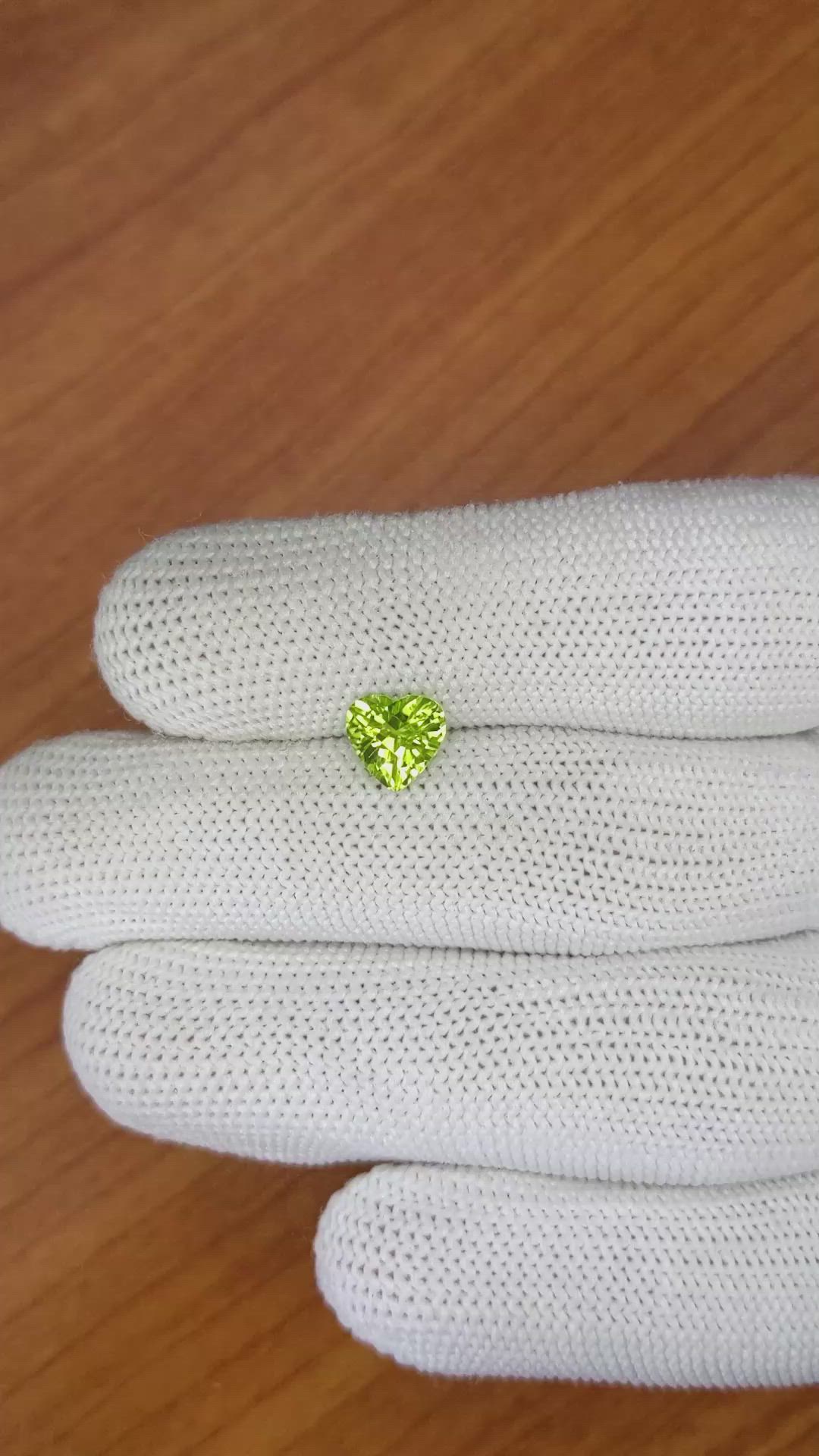 1.45 Ct. Peridot from Pakistan Size Video