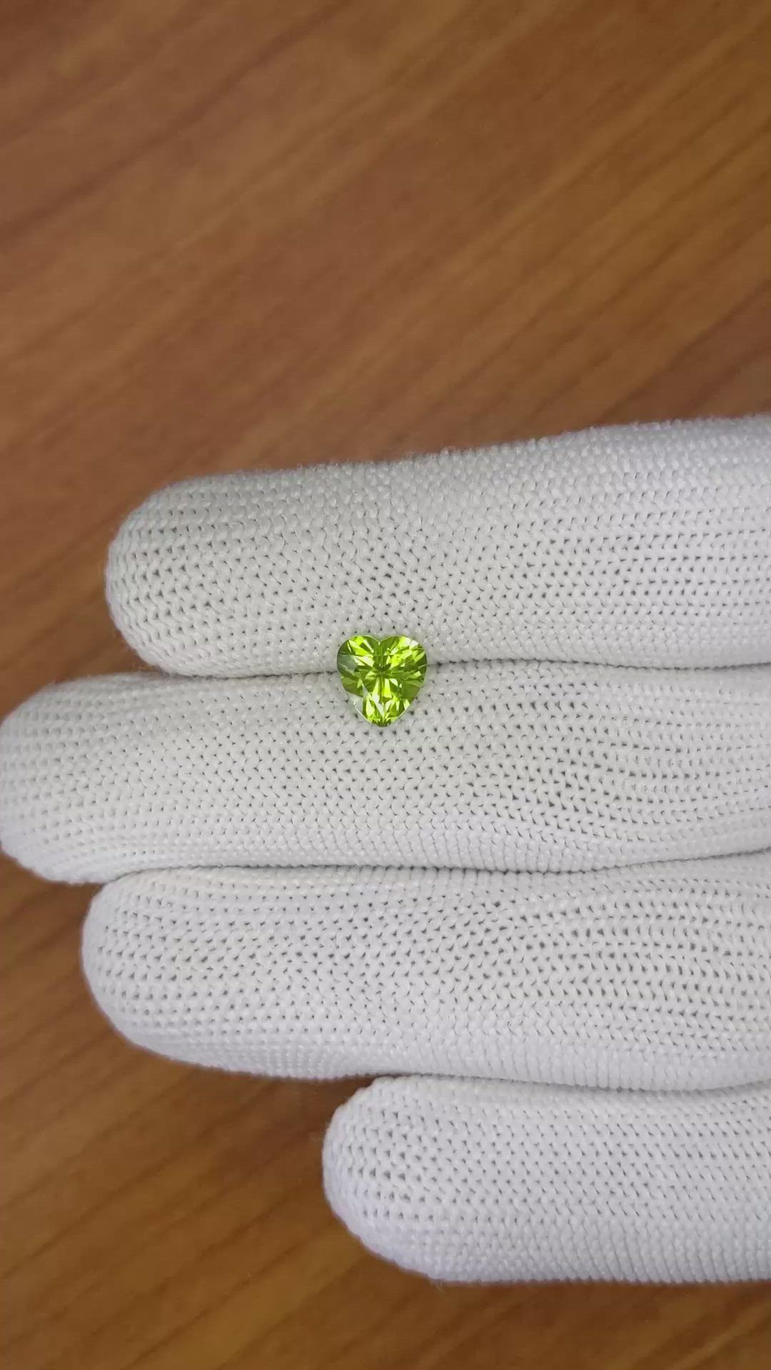 1.29 Ct. Peridot from Pakistan Size Video
