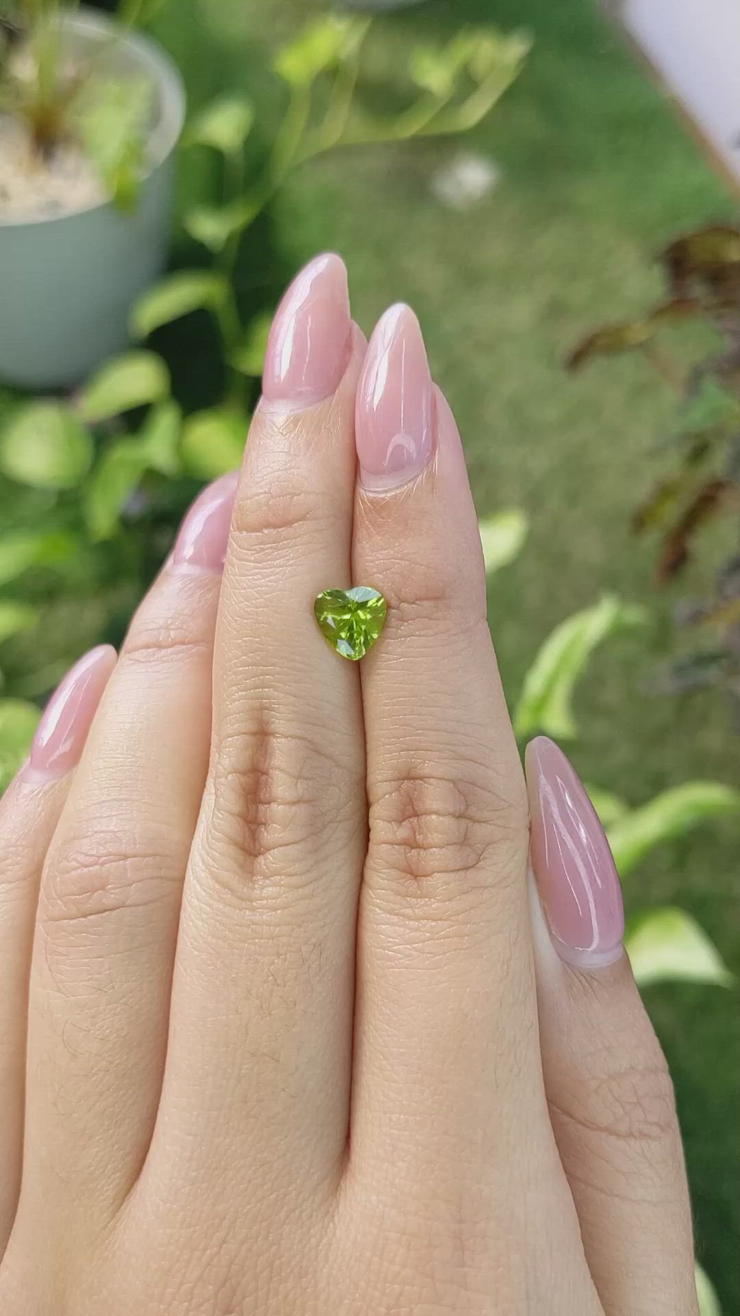 1.29 Ct. Peridot from Pakistan Size Video