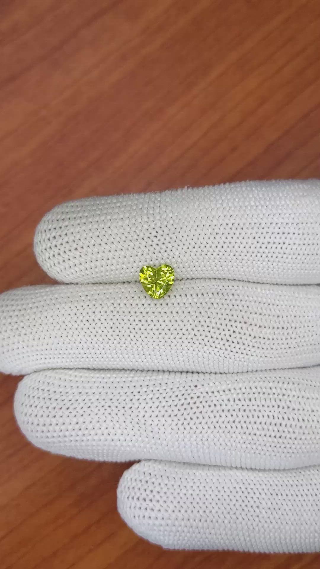 1.03 Ct. Peridot from Pakistan Size Video