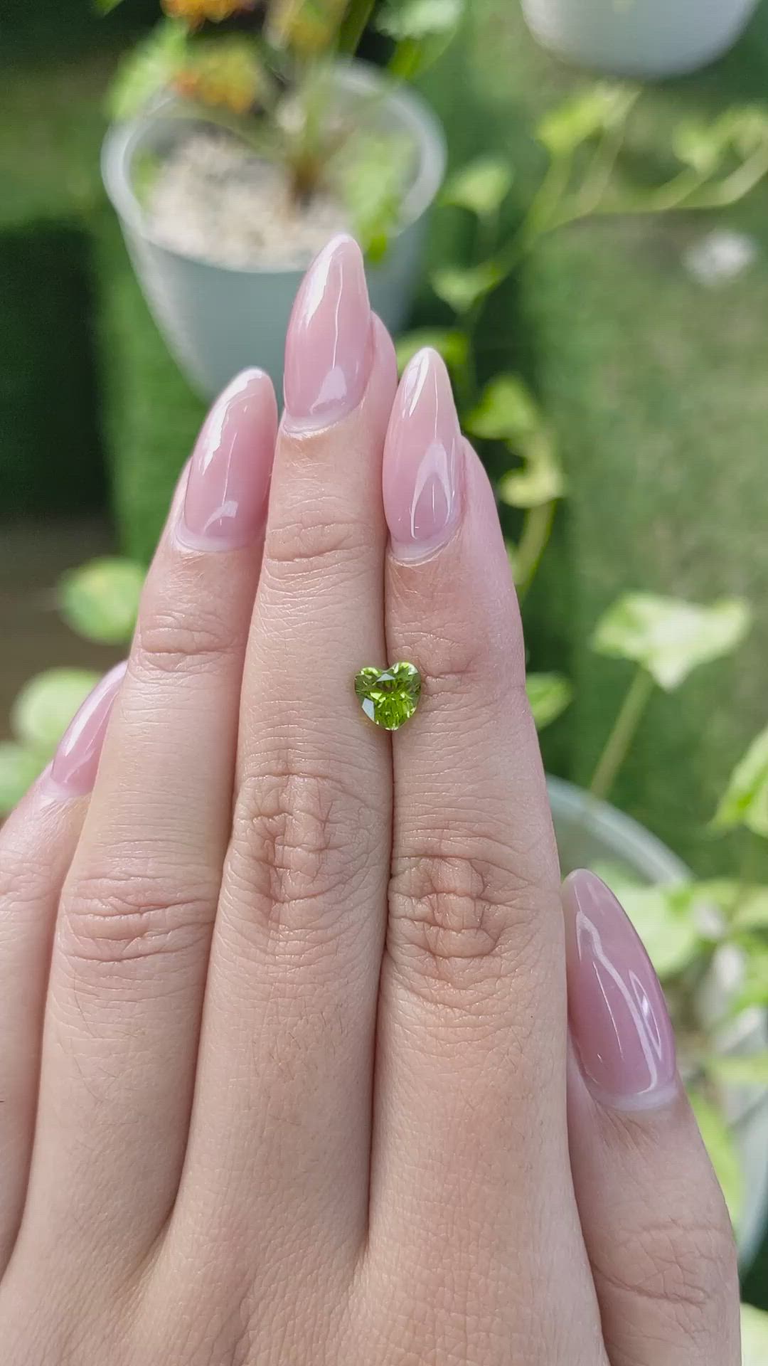 1.03 Ct. Peridot from Pakistan Size Video