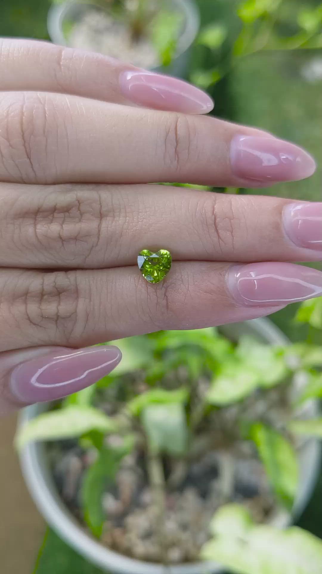1.03 Ct. Peridot from Pakistan Size Video