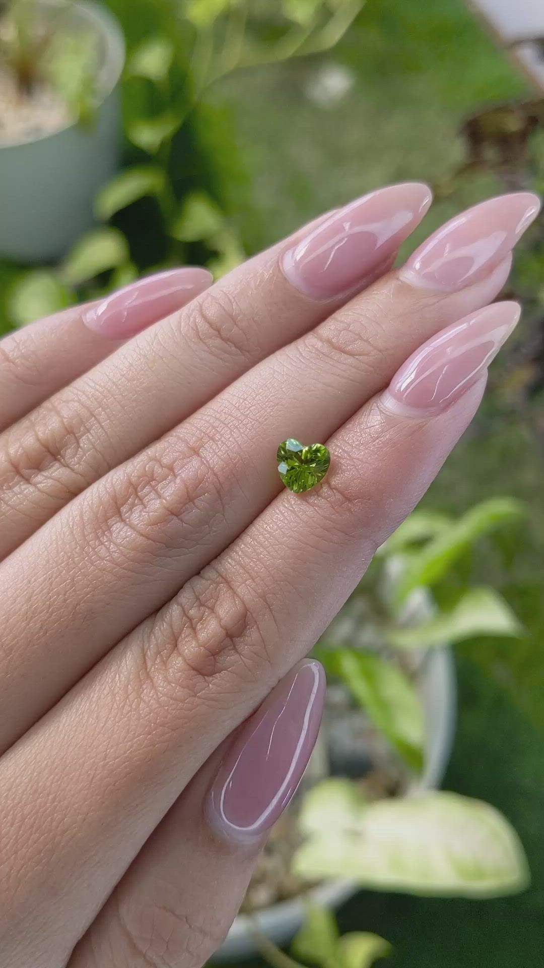 1.03 Ct. Peridot from Pakistan Size Video