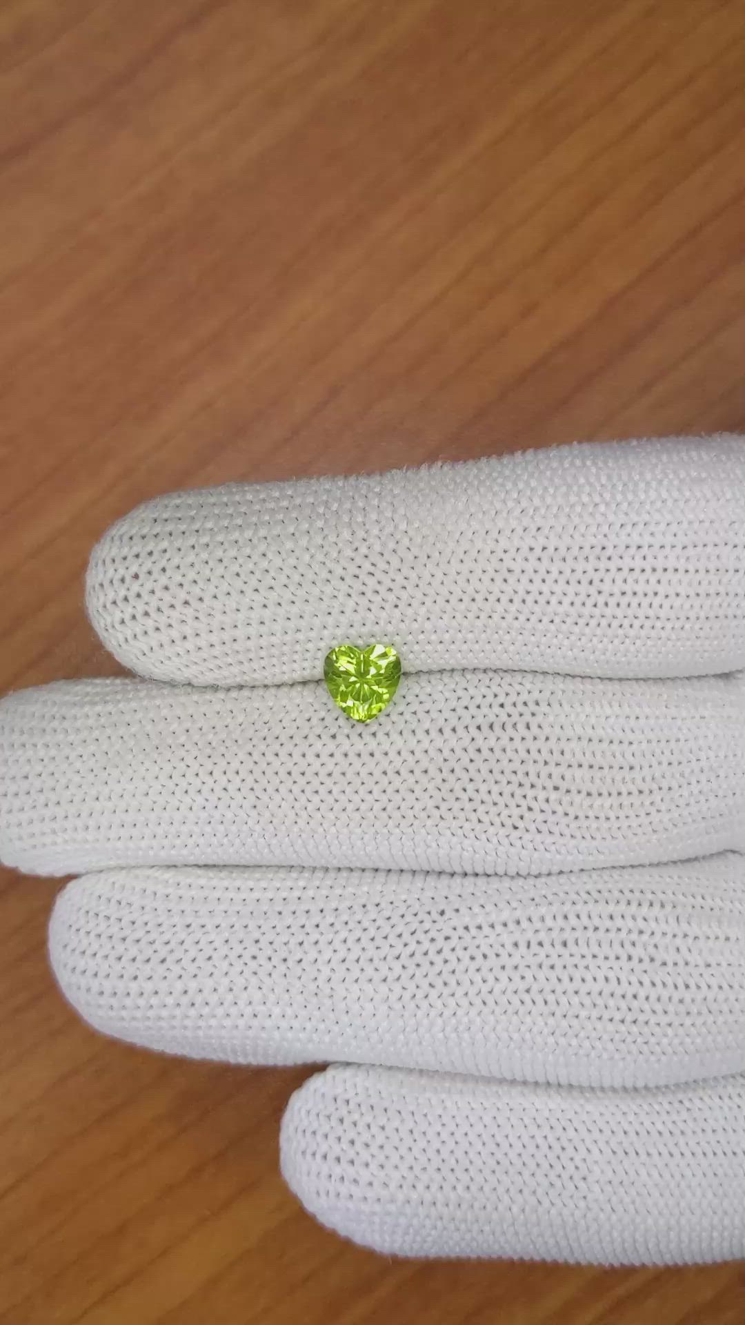 1.04 Ct. Peridot from Pakistan Size Video