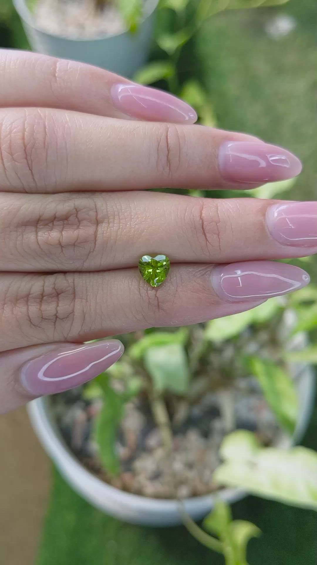 1.04 Ct. Peridot from Pakistan Size Video