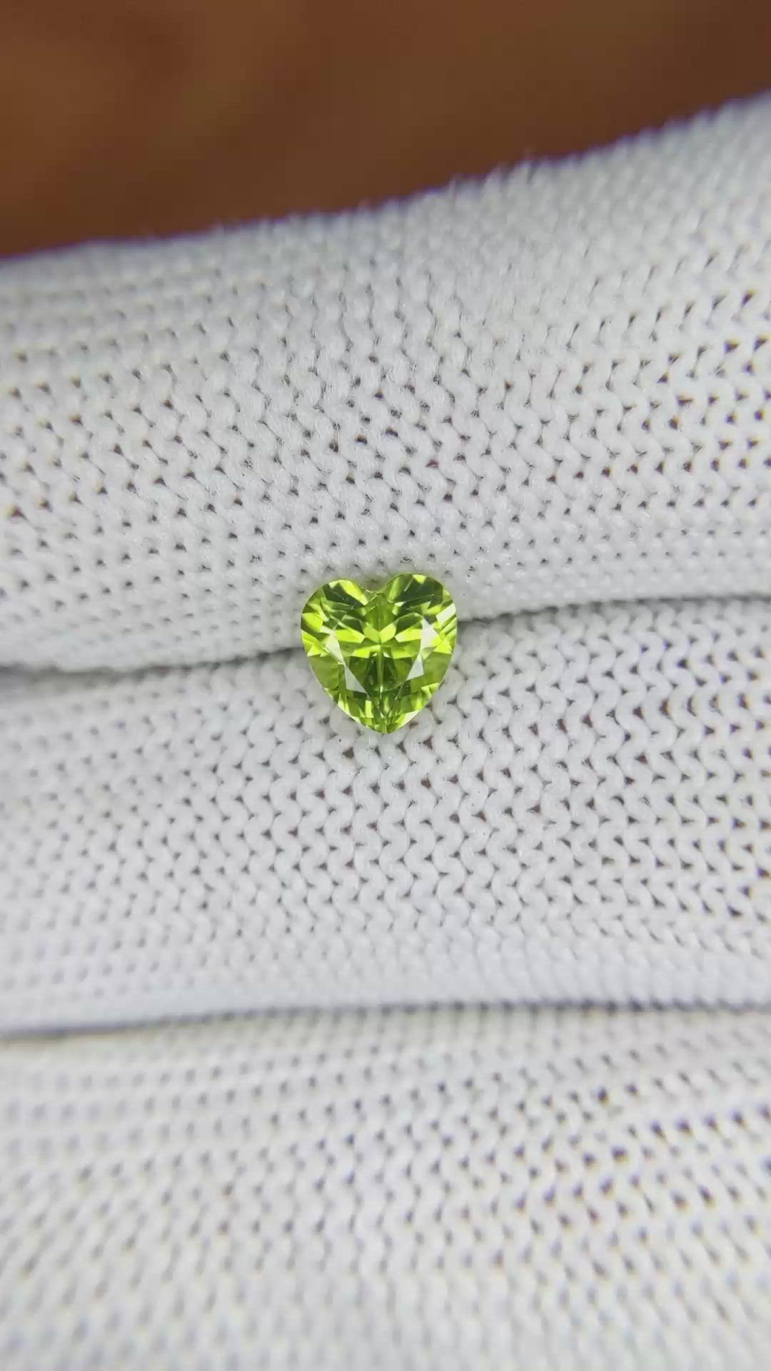1.04 Ct. Peridot from Pakistan Size Video