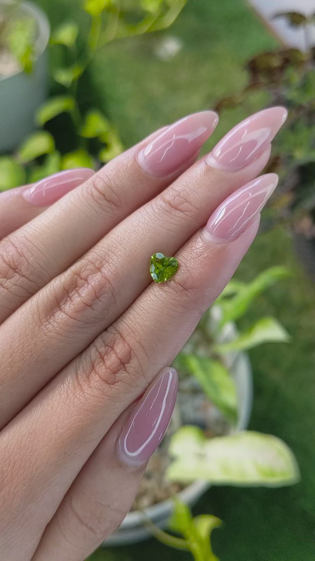 1.04 Ct. Peridot from Pakistan Size Video