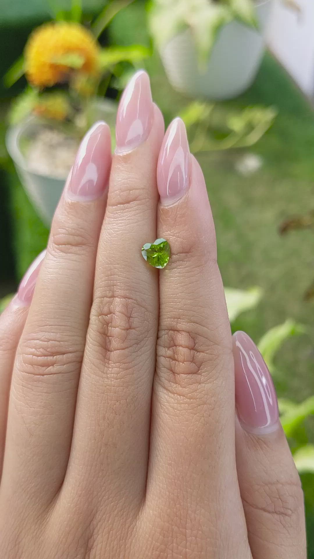 1.04 Ct. Peridot from Pakistan Size Video