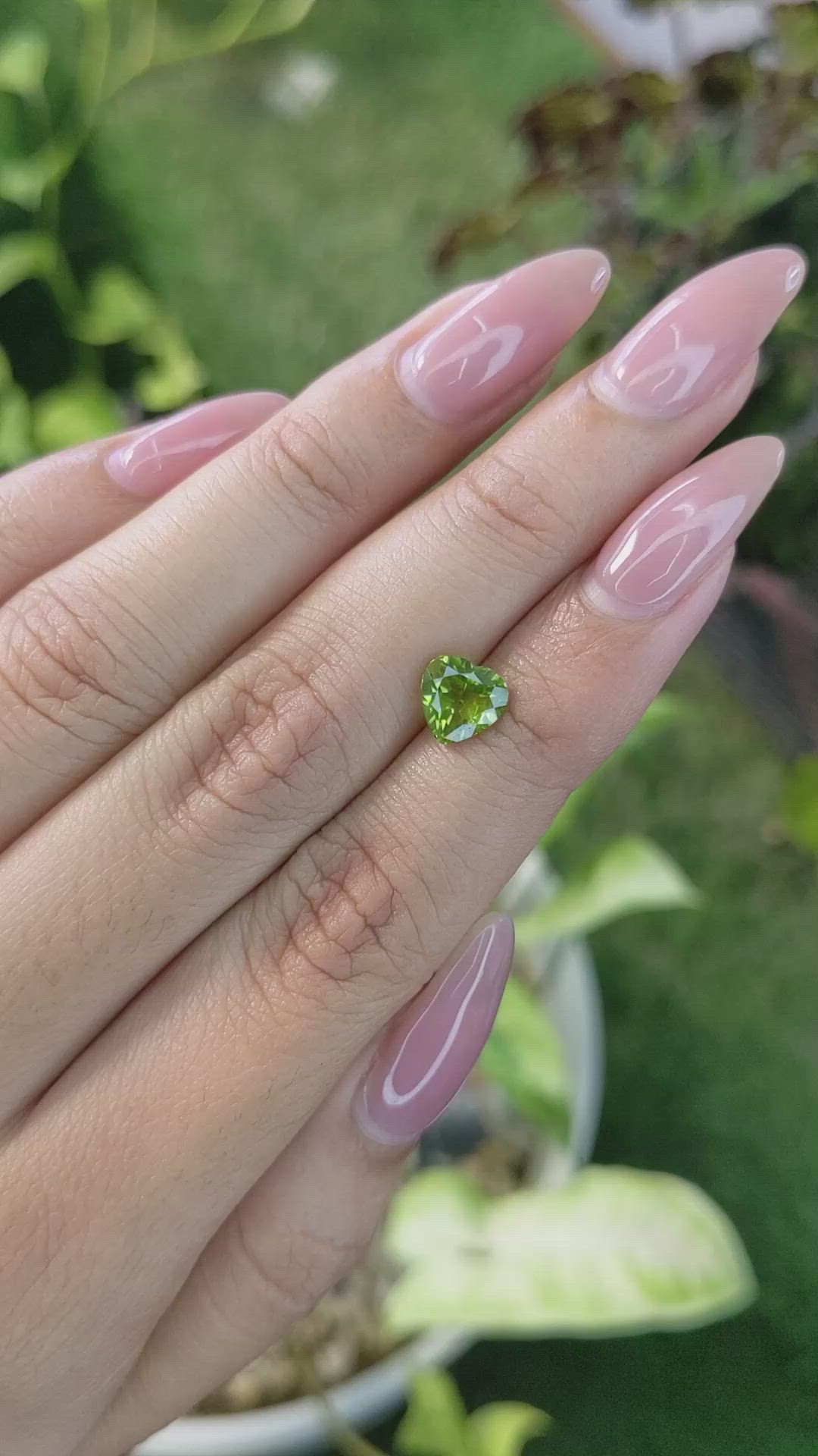 1.38 Ct. Peridot from Pakistan Size Video