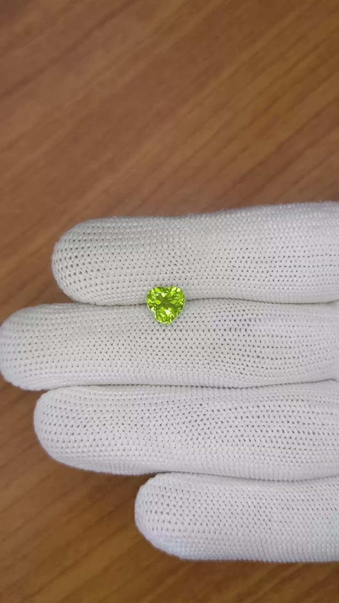 1.38 Ct. Peridot from Pakistan Size Video