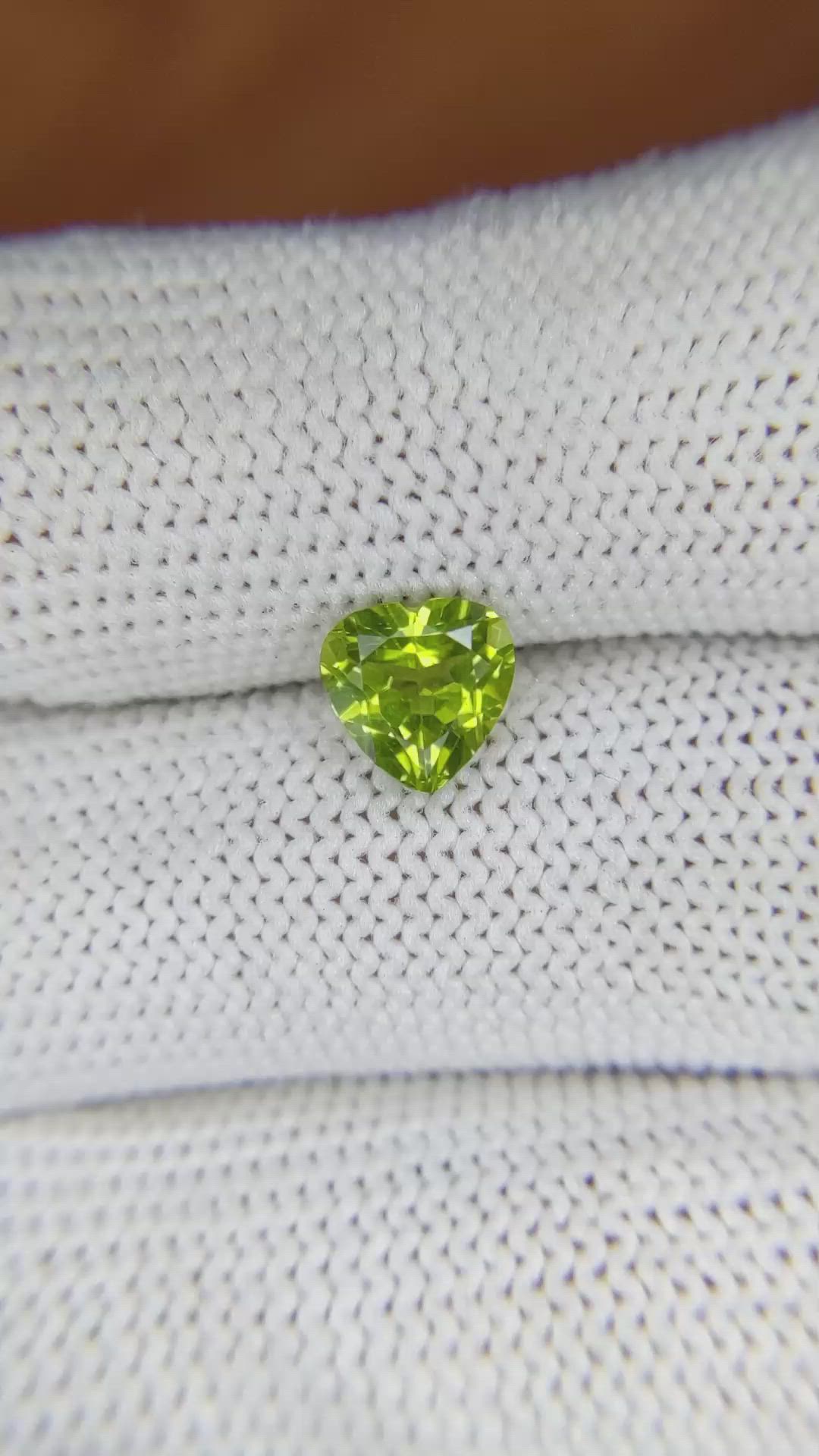 1.38 Ct. Peridot from Pakistan Size Video