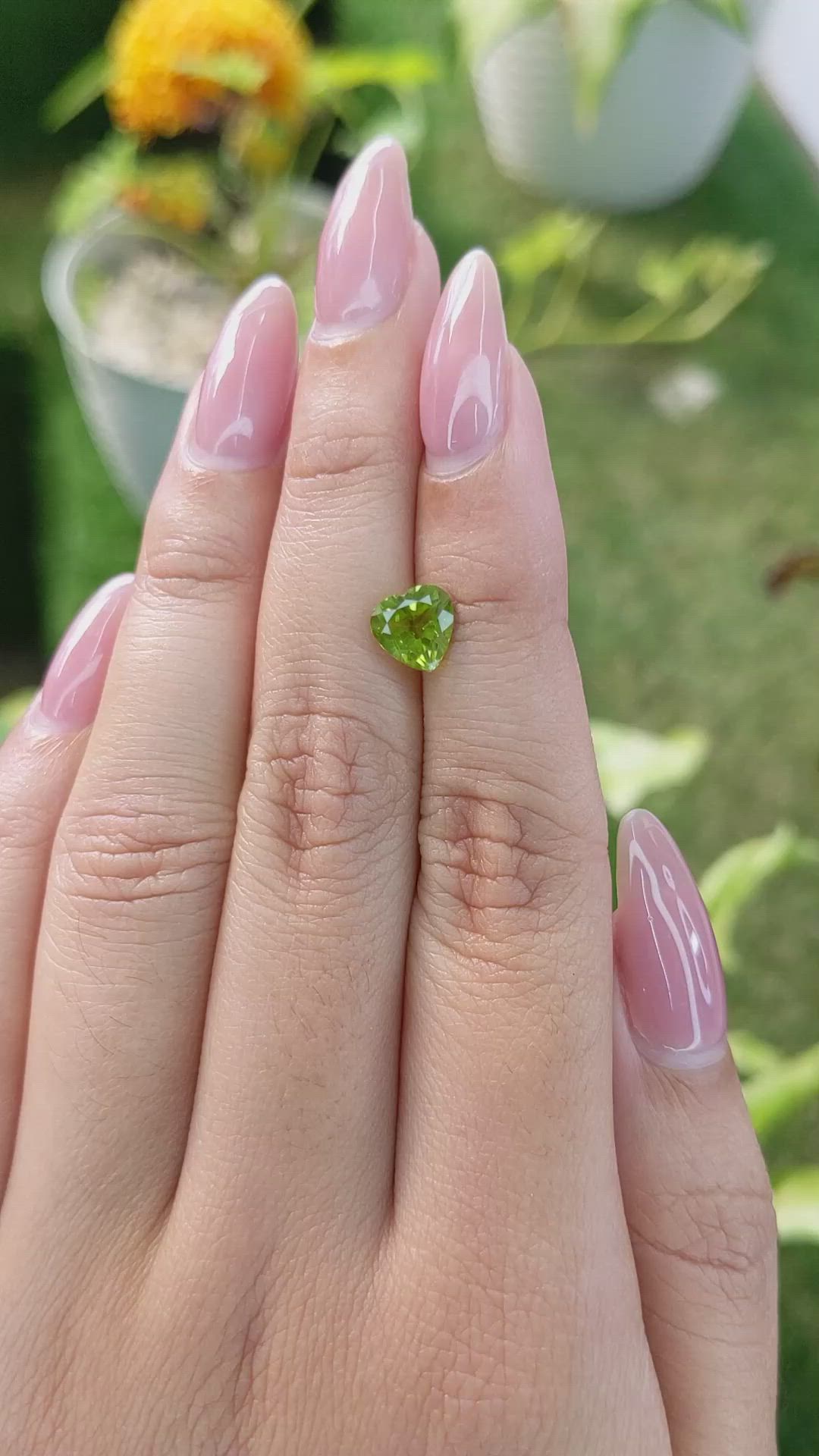 1.38 Ct. Peridot from Pakistan Size Video