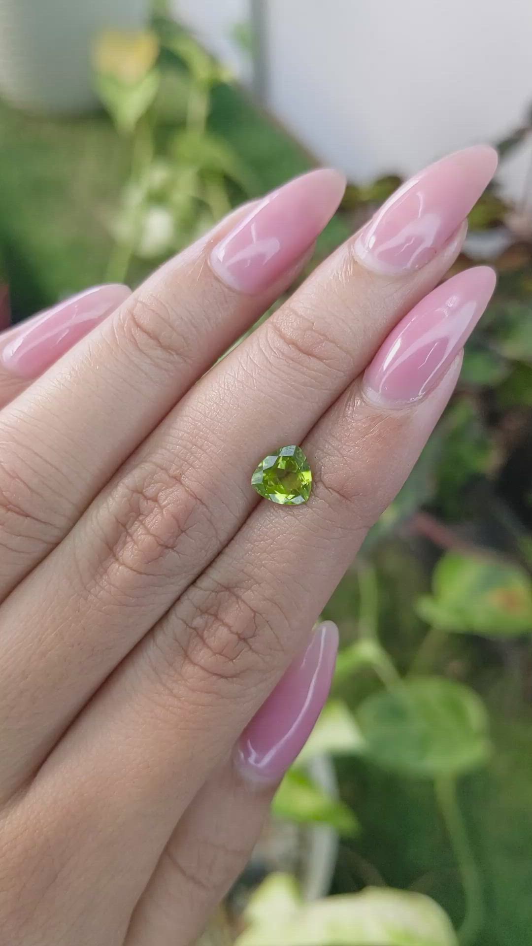 1.18 Ct. Peridot from Pakistan Size Video