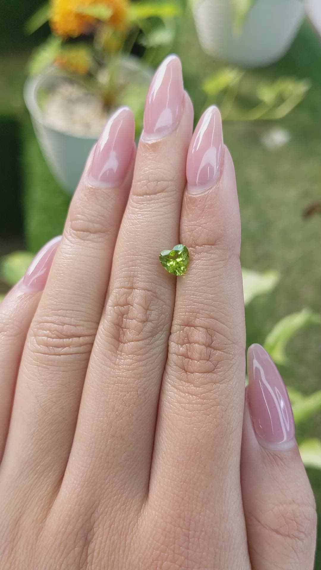 0.99 Ct. Peridot from Pakistan Size Video