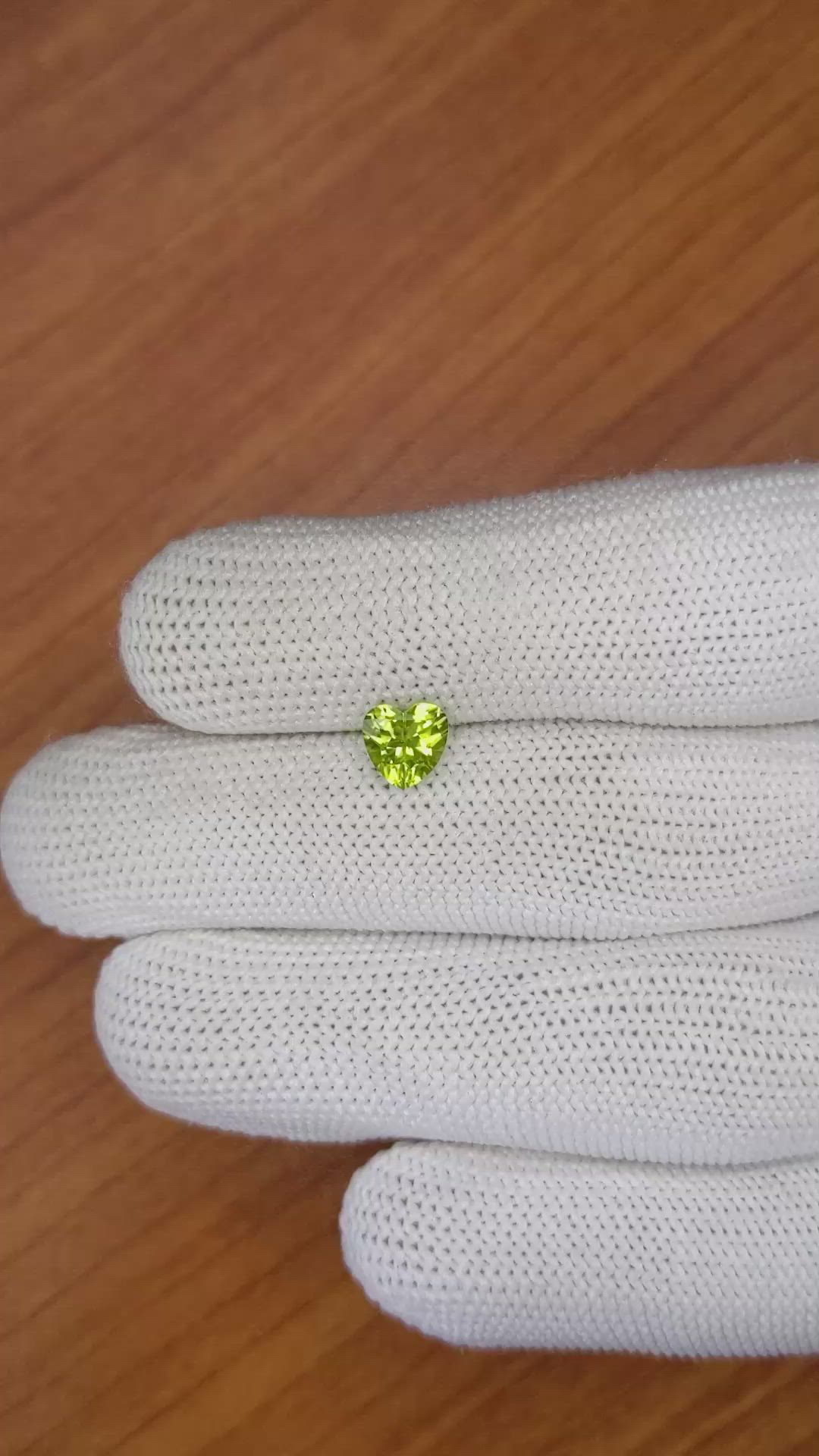 0.99 Ct. Peridot from Pakistan Size Video
