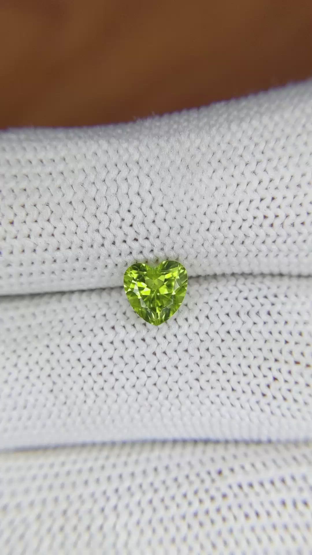 0.99 Ct. Peridot from Pakistan Size Video