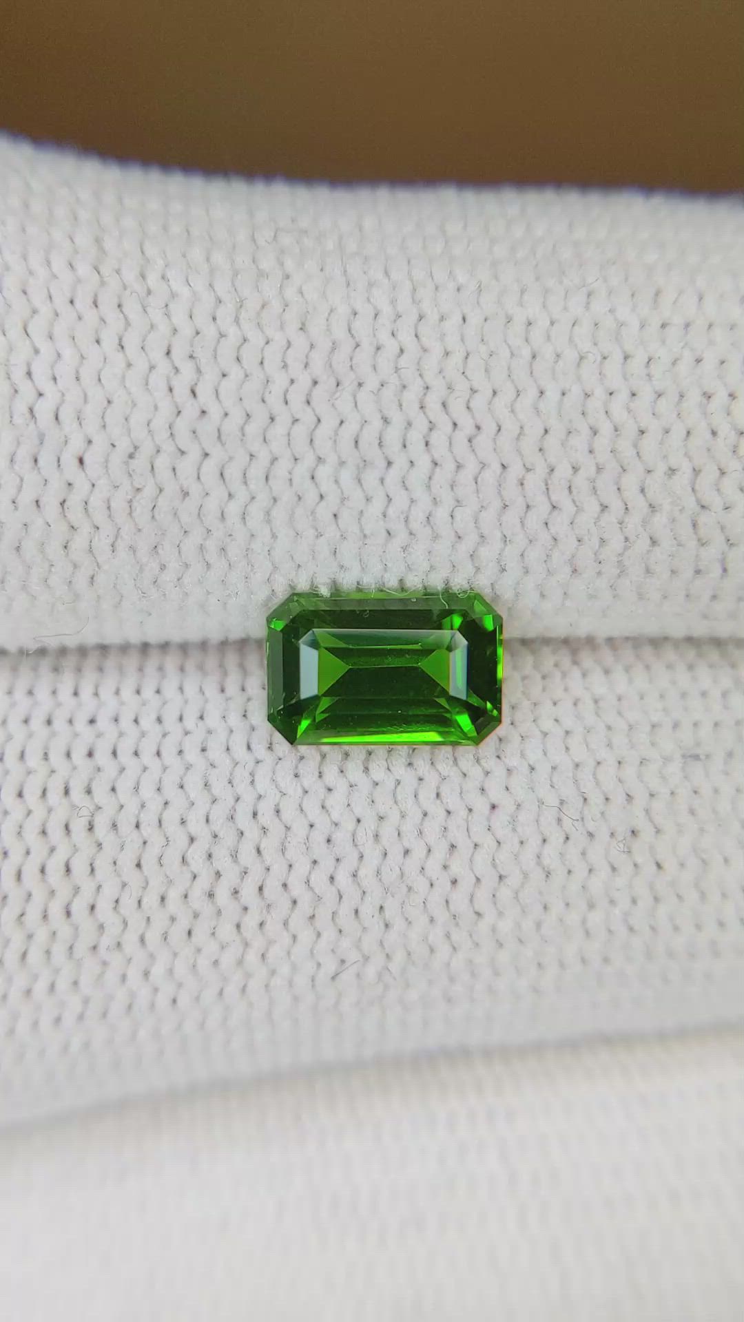 1.58 Ct. Tsavorite Garnet from Madagascar Size Video
