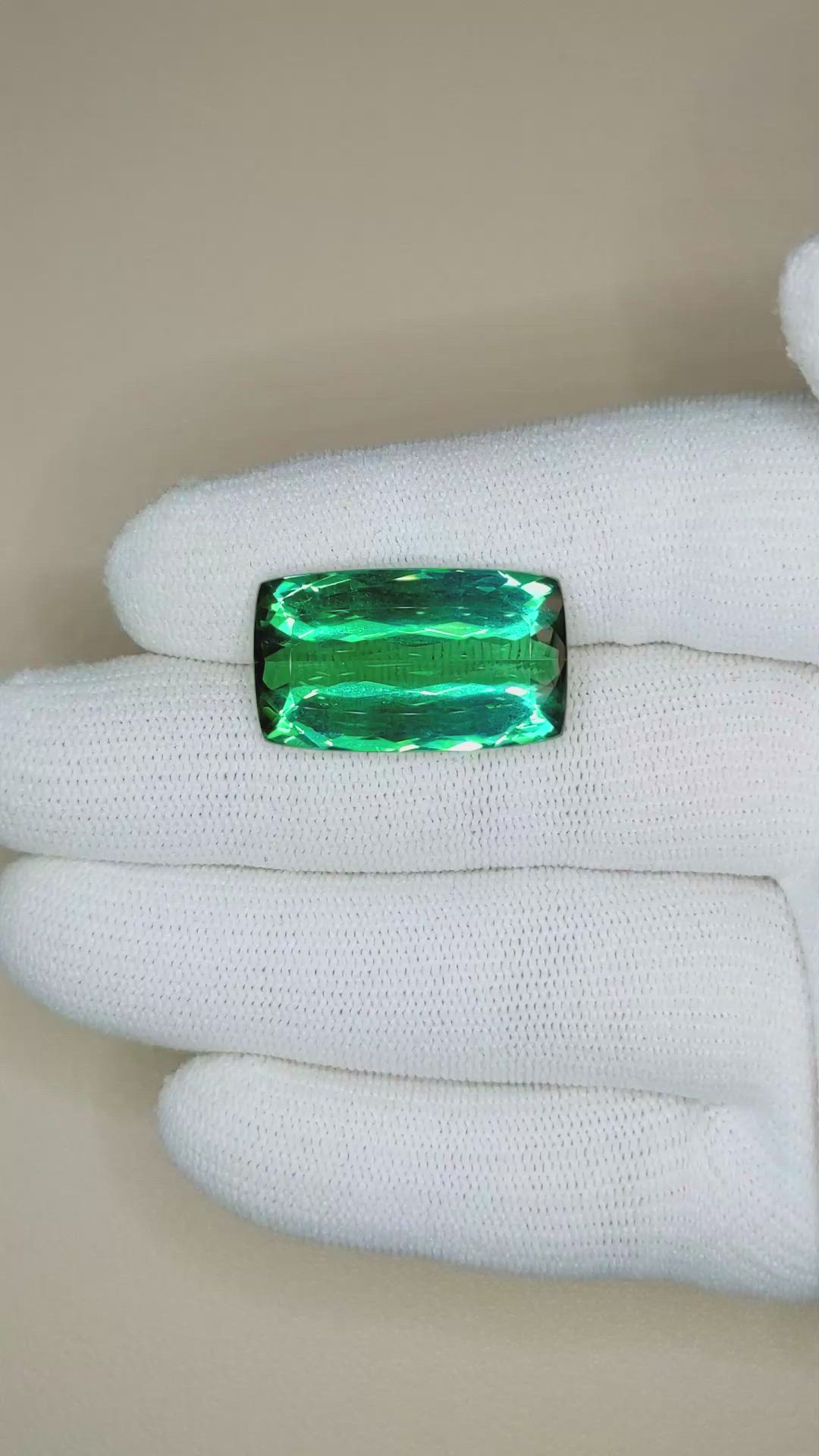 19.68 Ct. Tourmaline from Africa Size Video