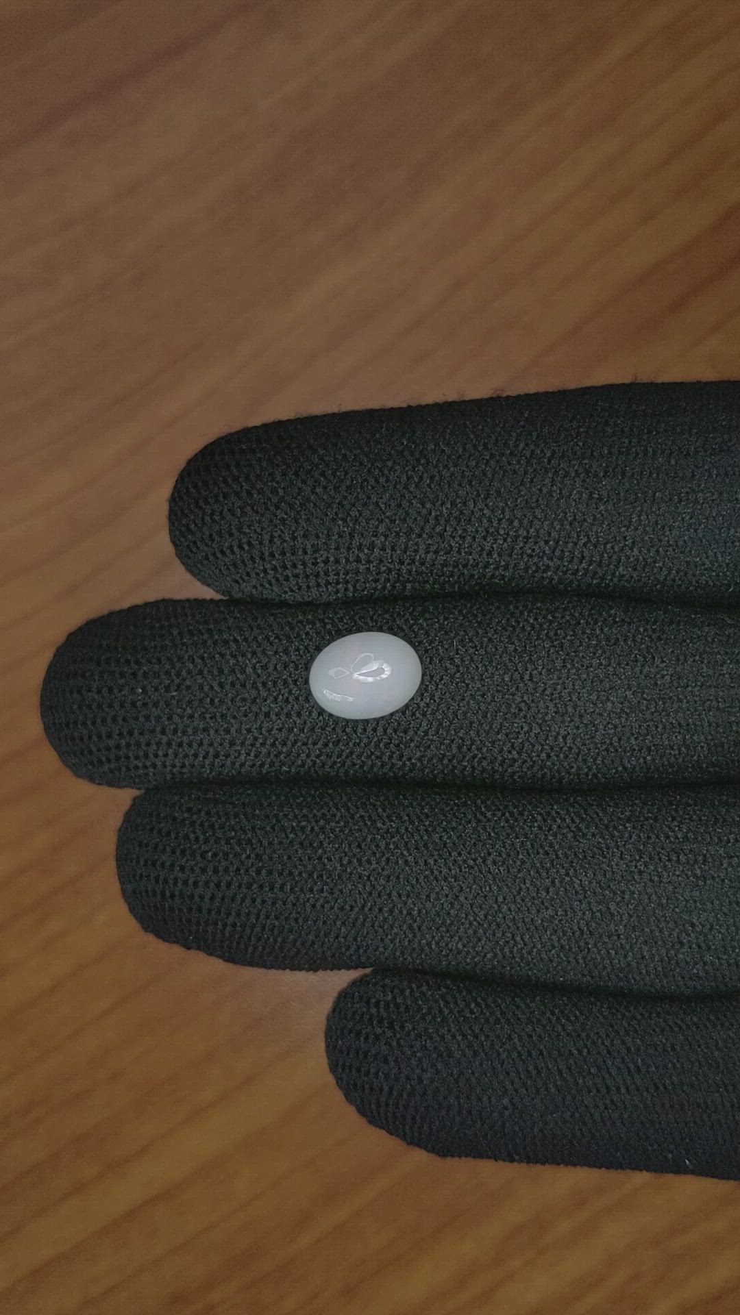 1.18 Ct. Cabochon White Opal from Australia Size Video
