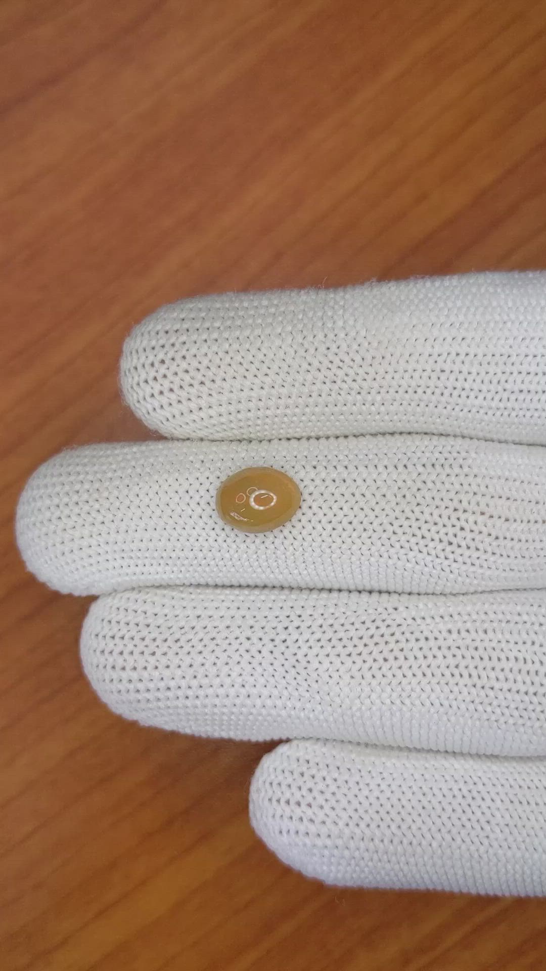 1.10 Ct. Cabochon White Opal from Australia Size Video