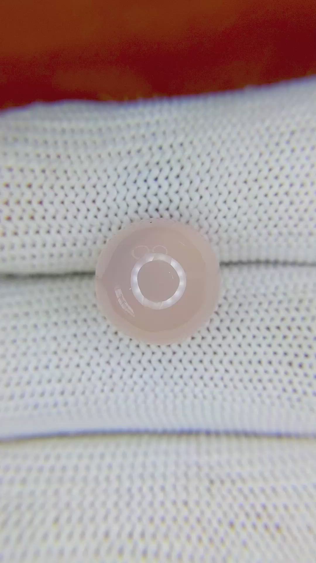 7.26 Ct. Cabochon Rose Quartz from Ceylon (Sri Lanka) Size Video