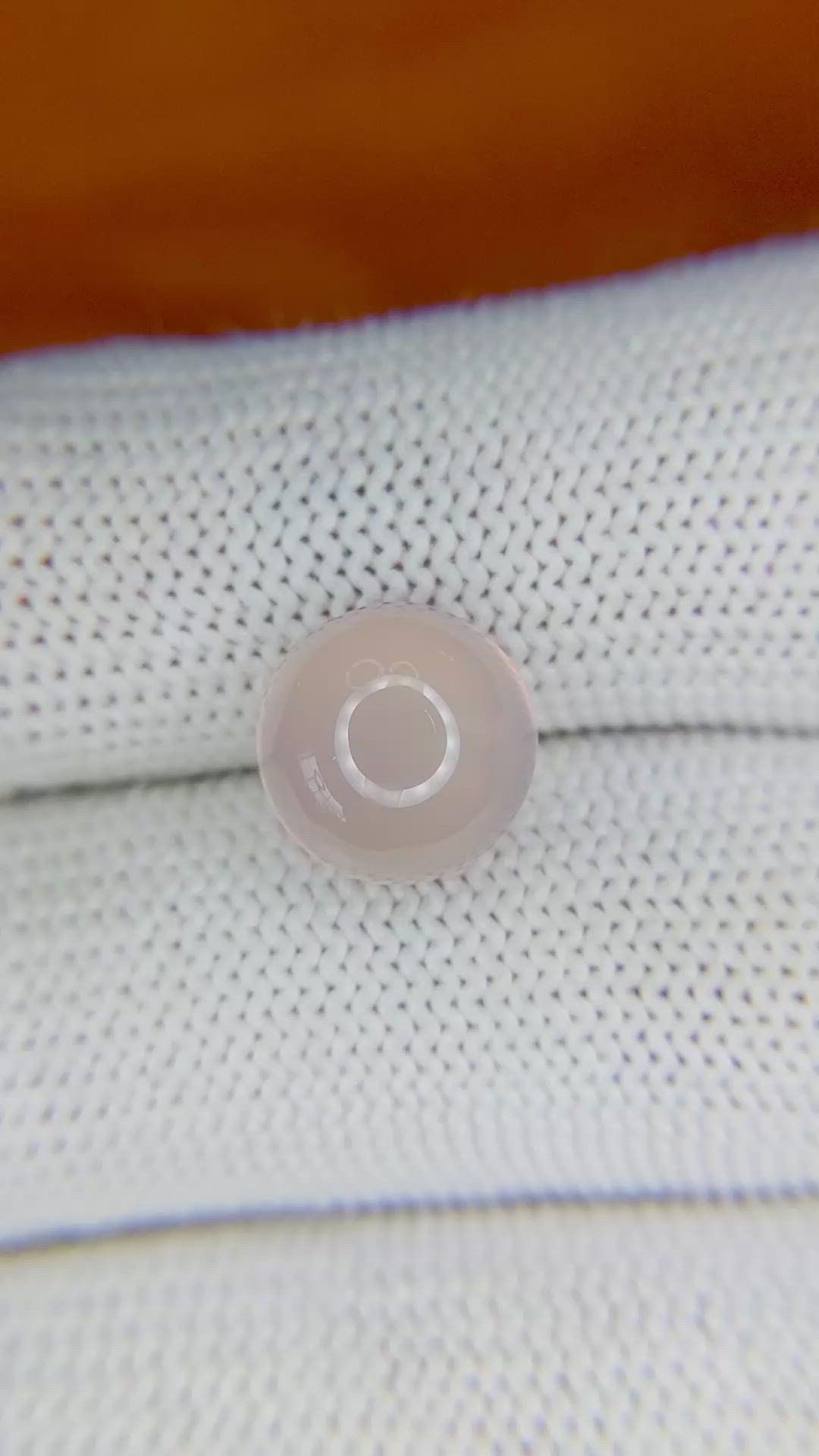 4.18 Ct. Cabochon Rose Quartz from Ceylon (Sri Lanka) Size Video