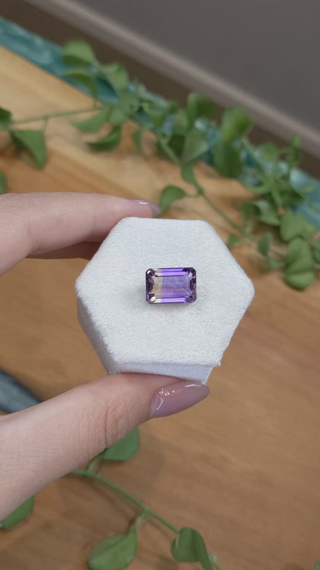 6.60 Ct. Ametrine from Brazil Size Video