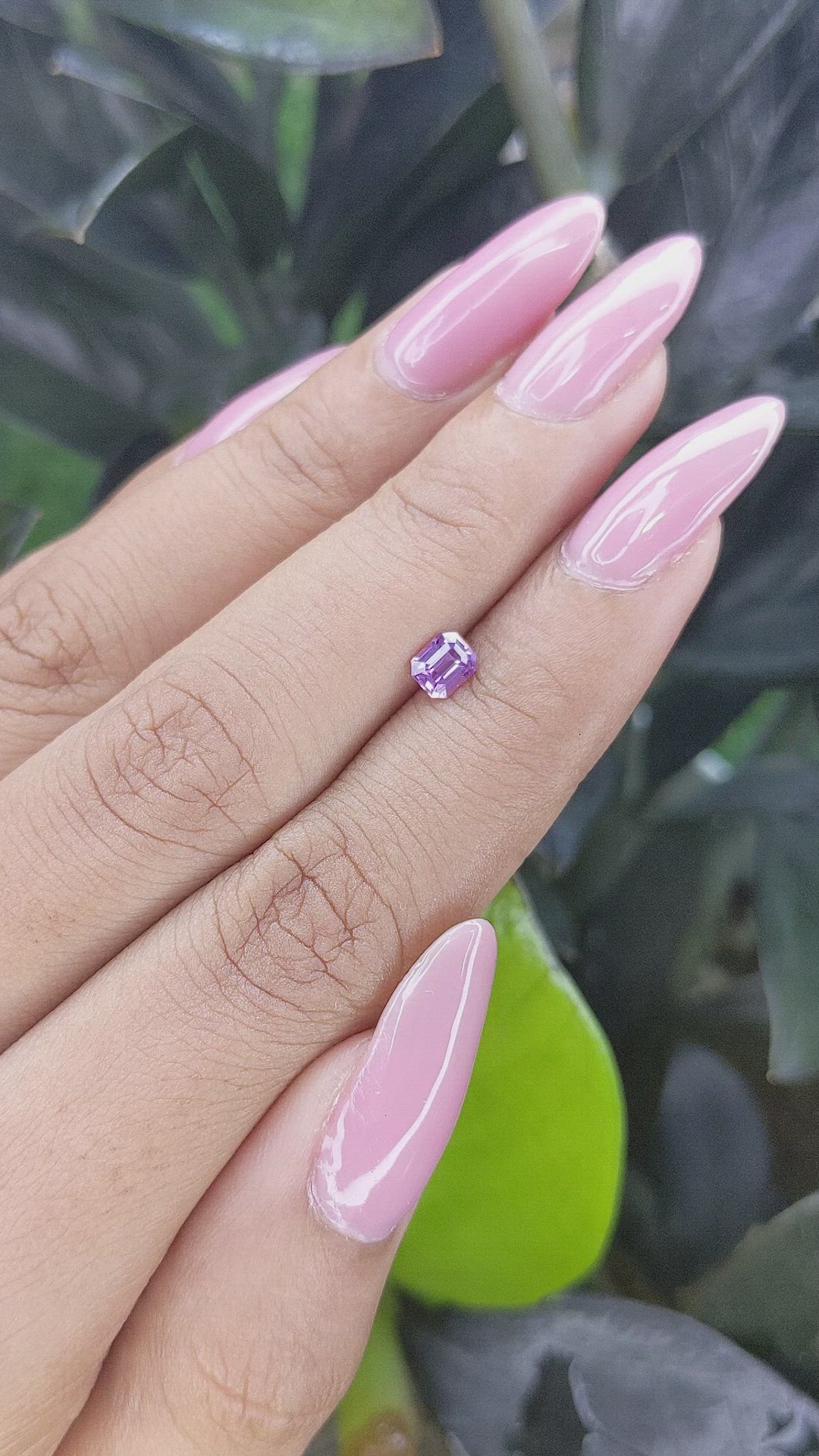 0.40 Ct. Spinel from Tanzania Size Video