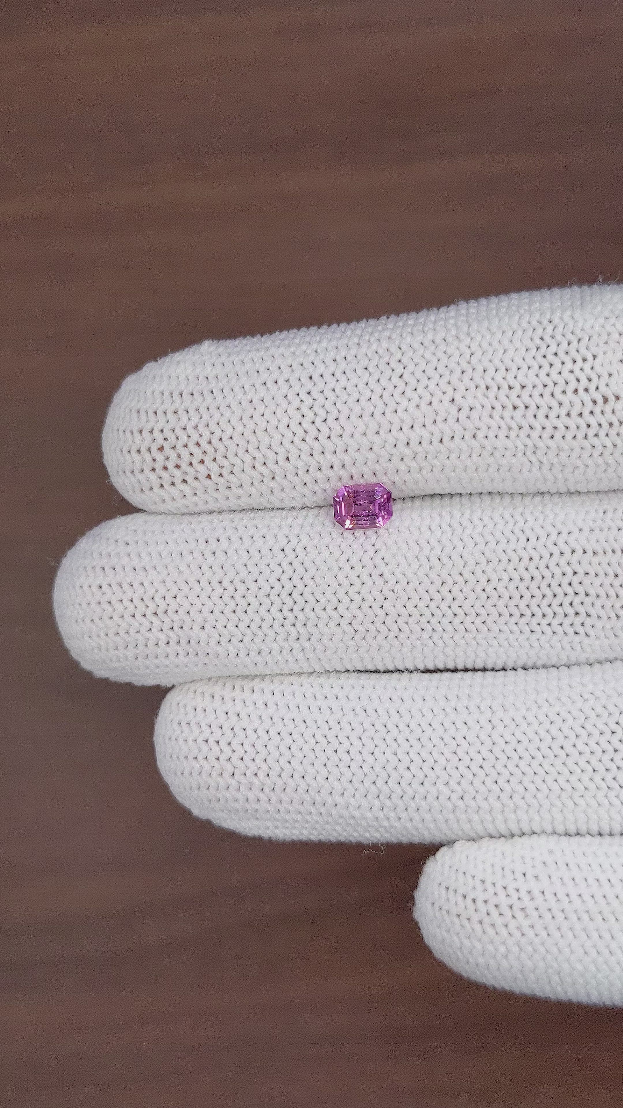 0.69 Ct. Spinel from Tanzania Size Video