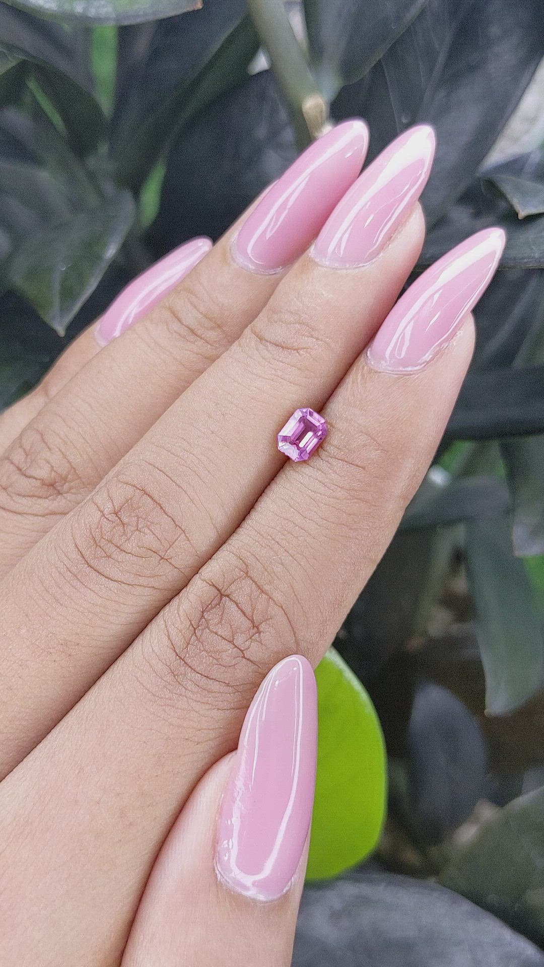 0.69 Ct. Spinel from Tanzania Size Video