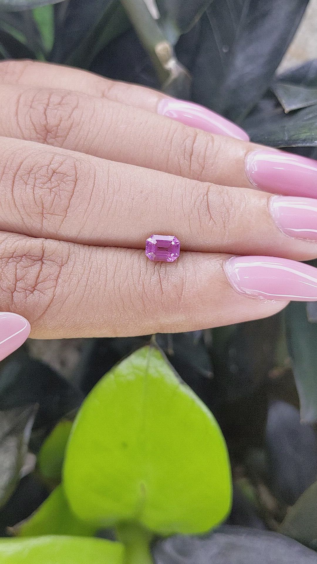 0.69 Ct. Spinel from Tanzania Size Video