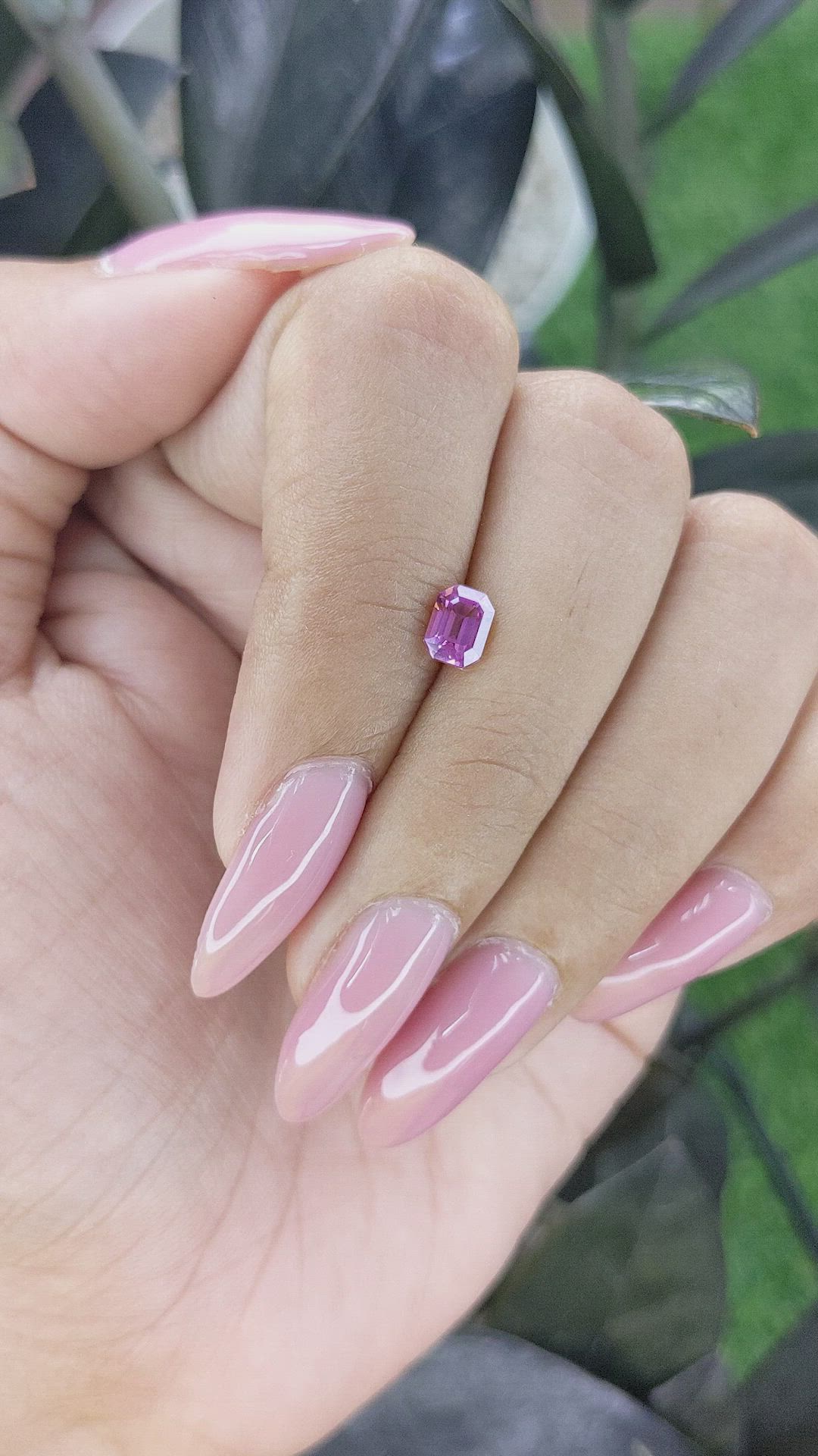 0.69 Ct. Spinel from Tanzania Size Video