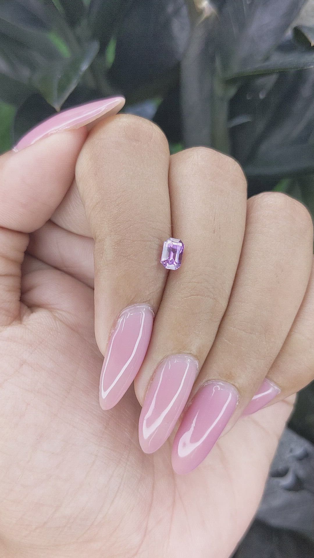 0.66 Ct. Spinel from Tanzania Size Video