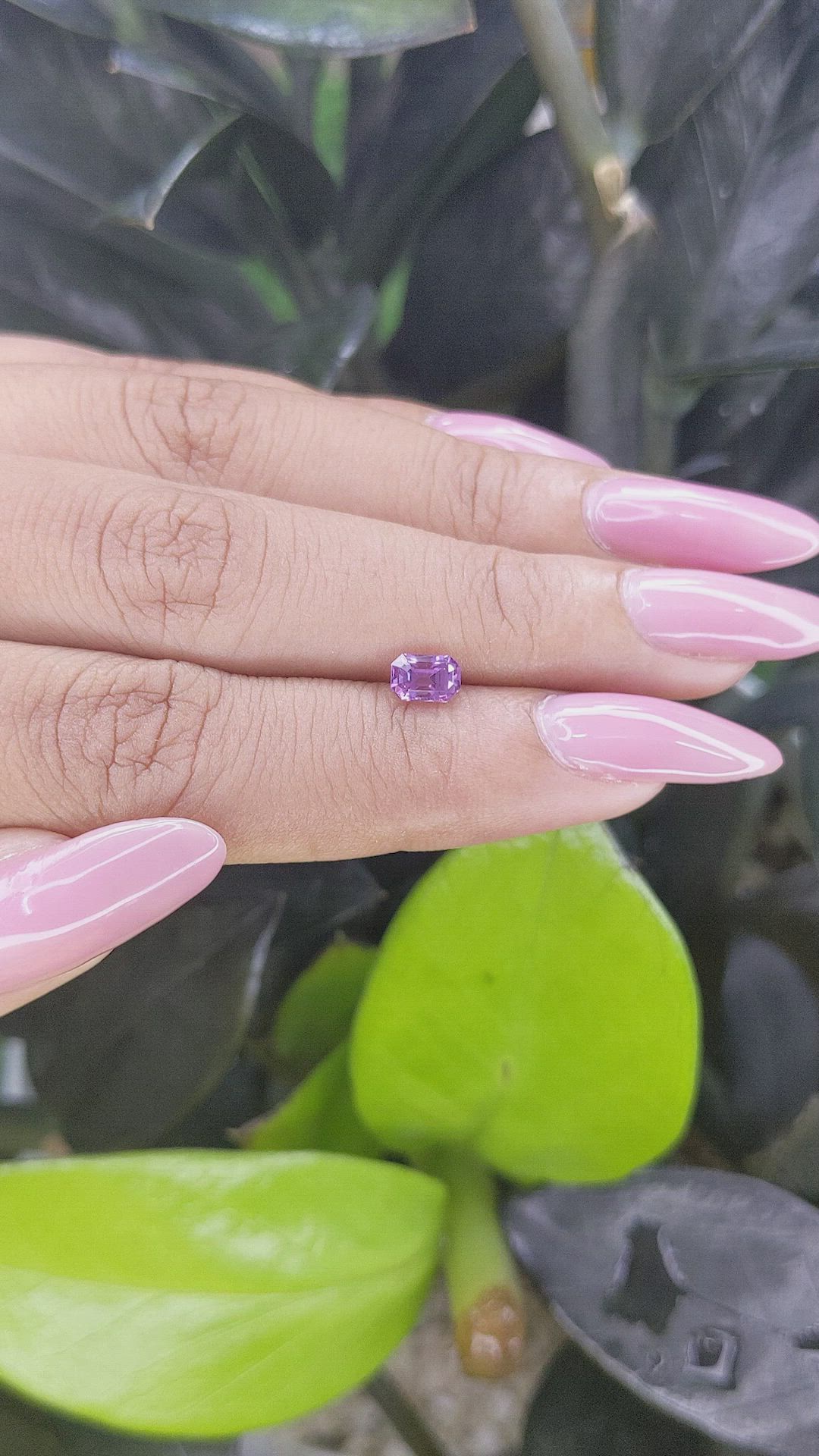 0.66 Ct. Spinel from Tanzania Size Video