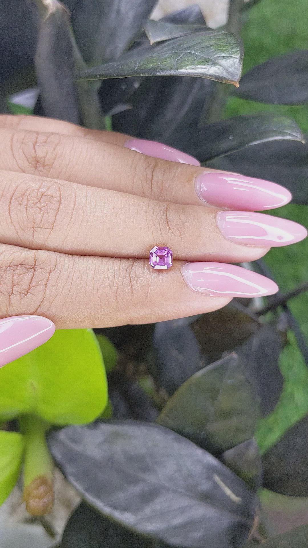 0.61 Ct. Spinel from Tanzania Size Video