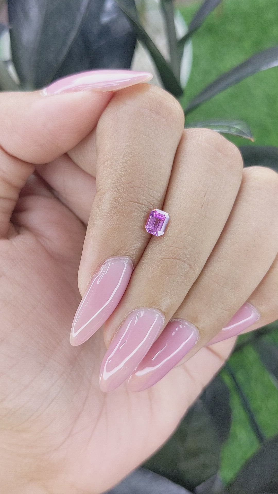 0.59 Ct. Spinel from Tanzania Size Video