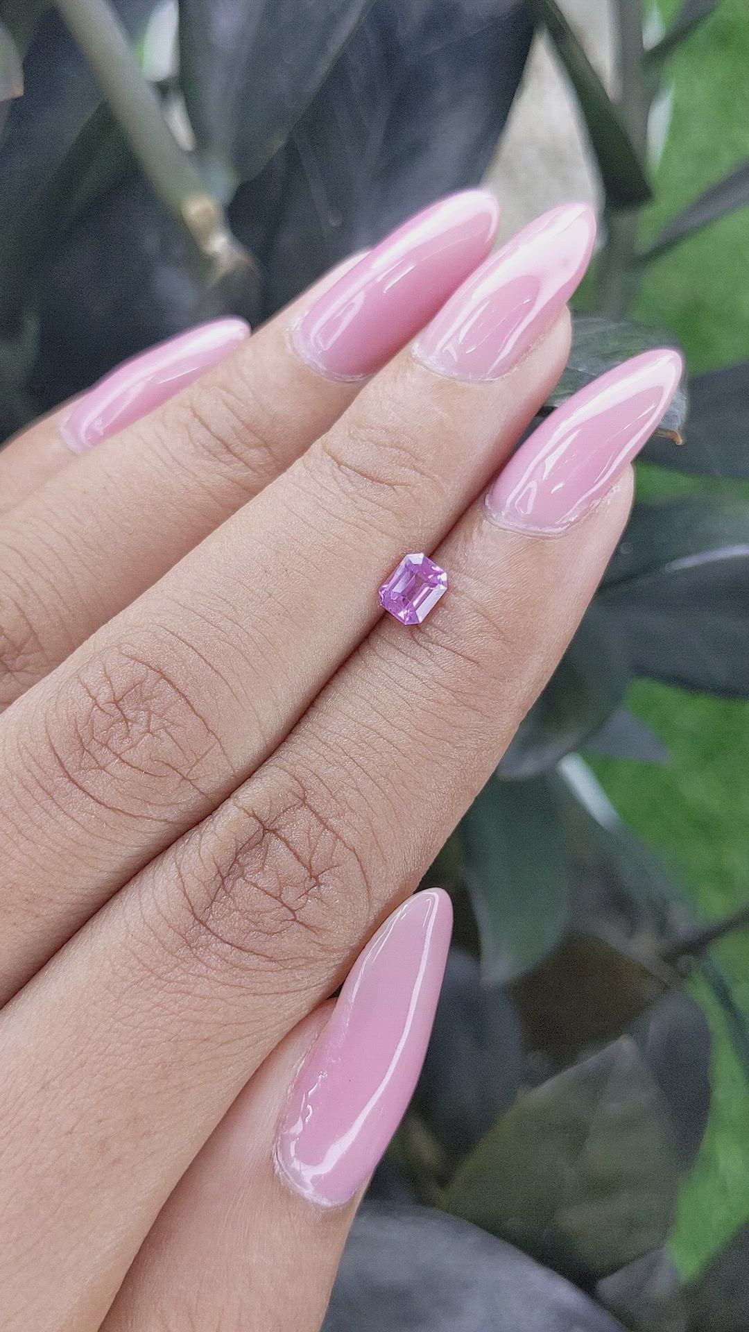 0.59 Ct. Spinel from Tanzania Size Video