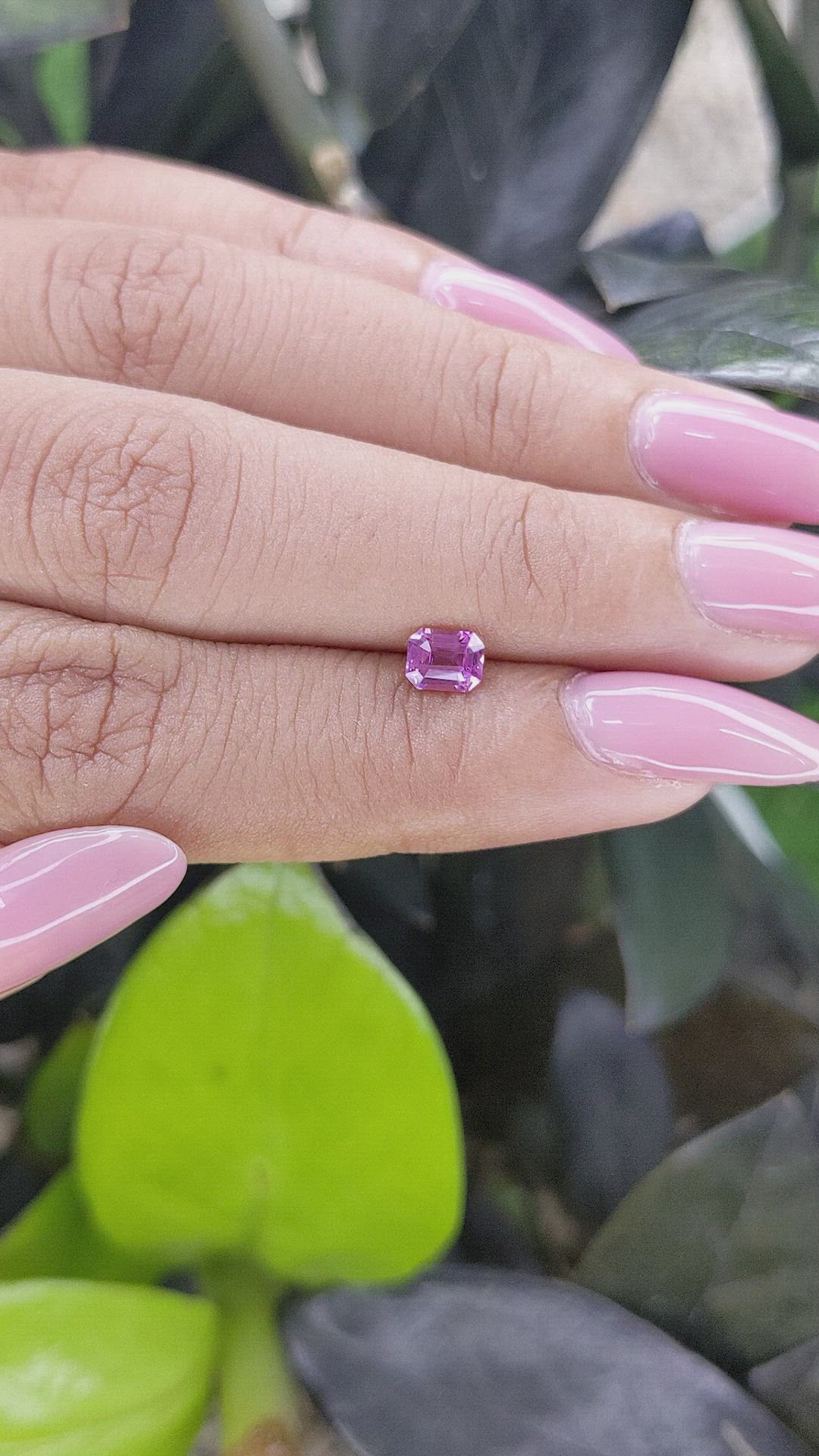 0.59 Ct. Spinel from Tanzania Size Video