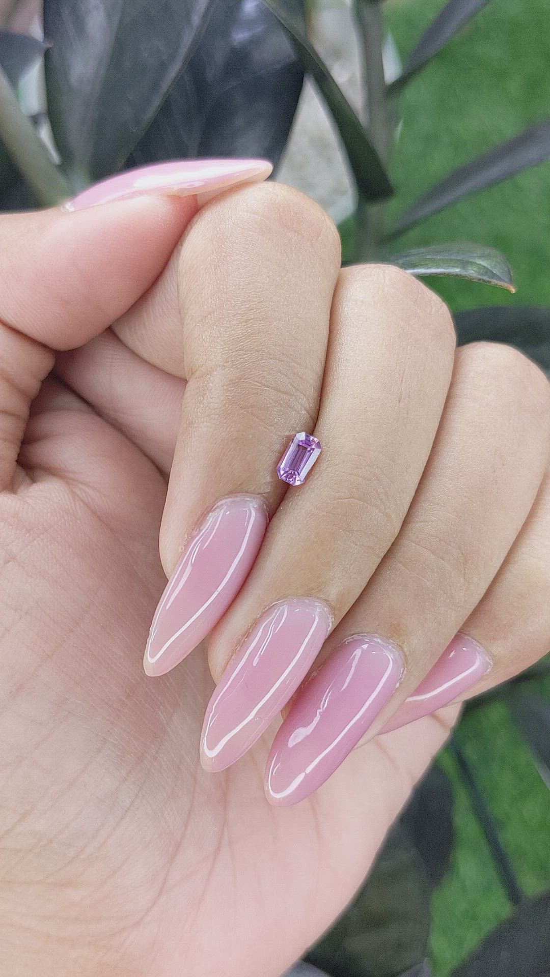 0.39 Ct. Spinel from Tanzania Size Video